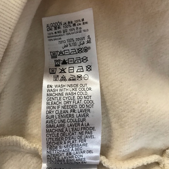 Jake Foreman Elements As Consciou Sweatshirt Women’s Size M Color Beige Pullover - Picture 7 of 16